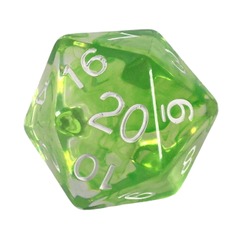 Role 4 Initiative - XL D20 - Slime Green